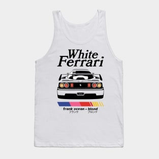 Blond White Ferrari Tank Top